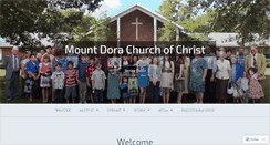 Desktop Screenshot of mtdorachurchofchrist.org